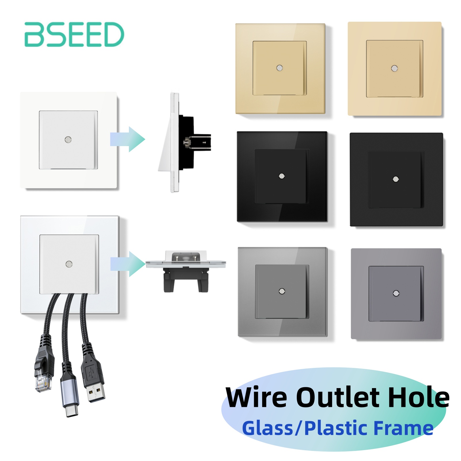 Home Improvement Outlet - Bseed E Seires Wall Wire Outlet