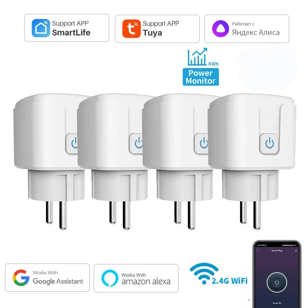 Smart EU Socket WiFi 20A EU Pl - Home Improvement Outlet ulasan dan harga
