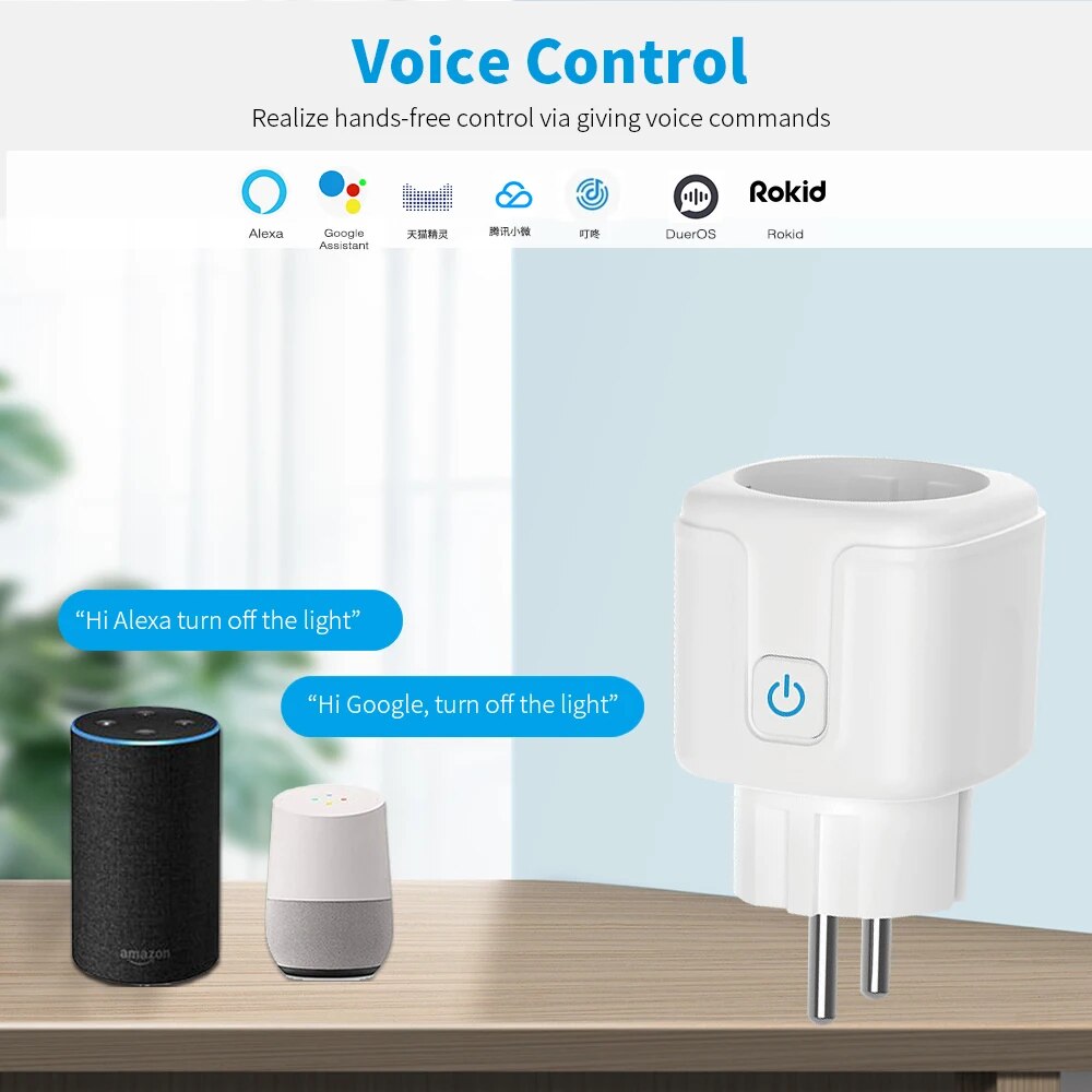 Smart EU Socket WiFi 20A EU Pl - Home Improvement Outlet ulasan dan harga