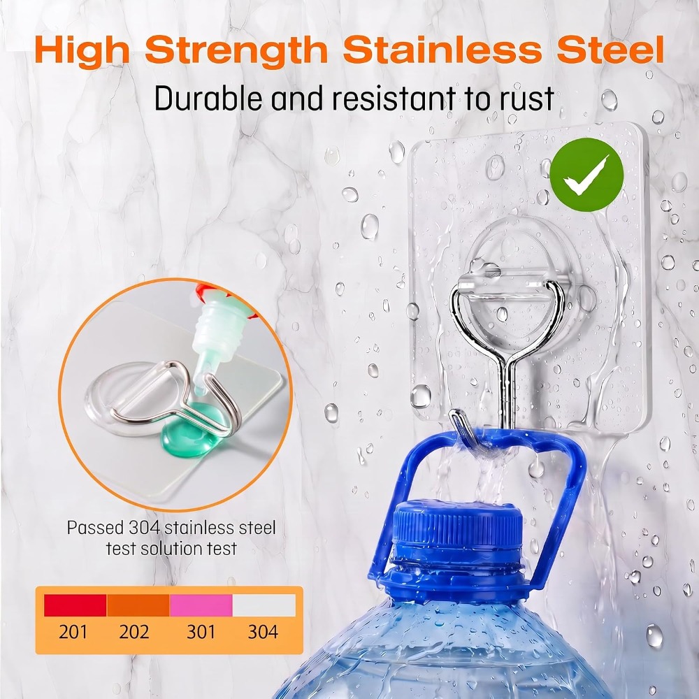 Heavy Duty Adhesive Wall Hooks - Home Improvement Kitchen ulasan dan harga