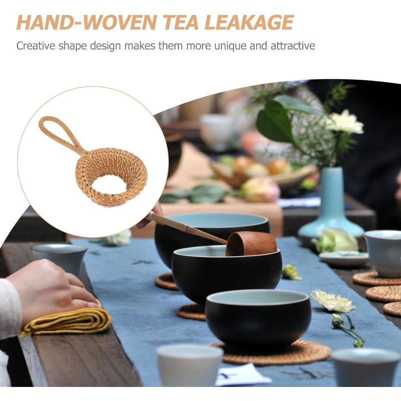 Rattan Tea Strainer Handmade T - Home Improvement Kitchen ulasan dan harga