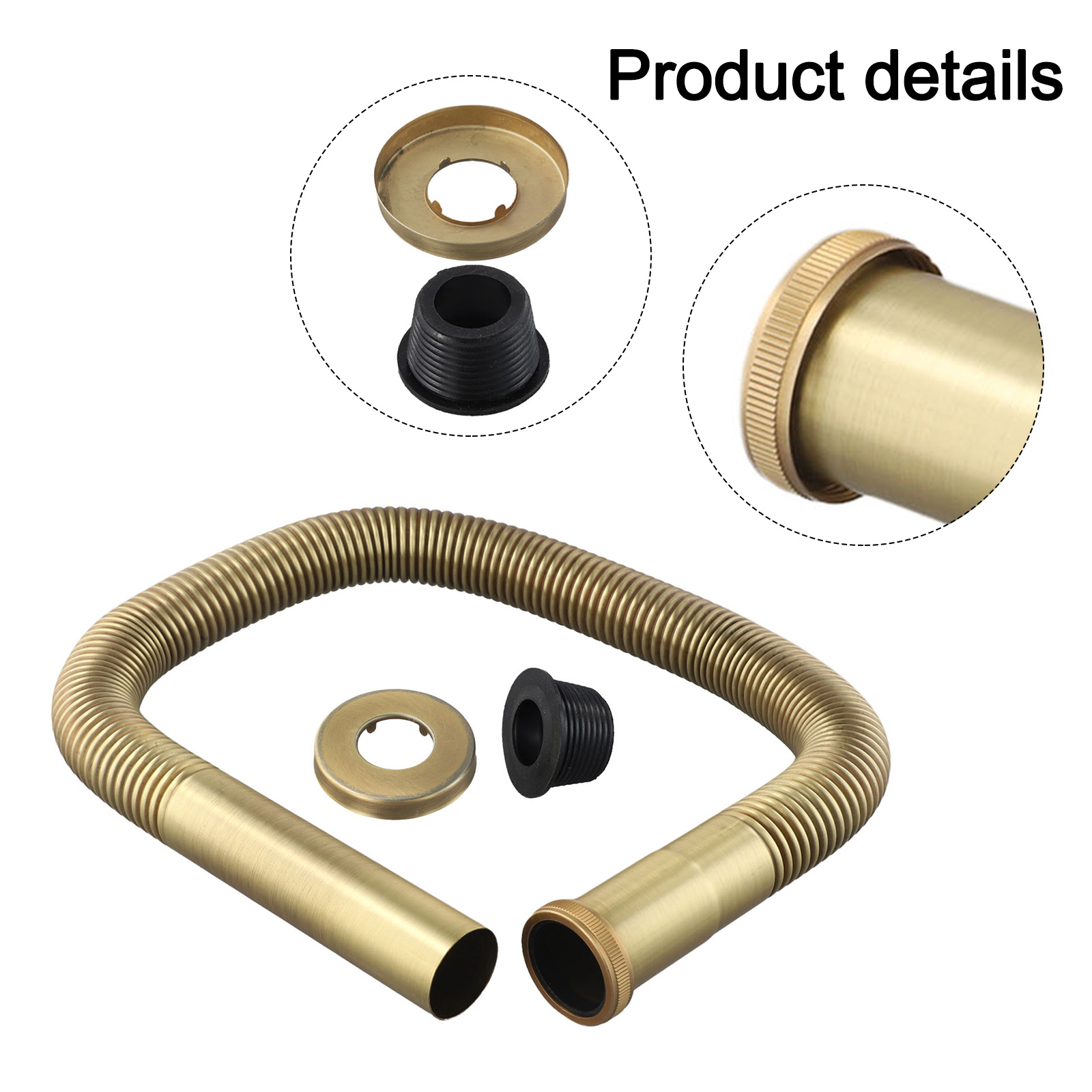 1pc Flexible Hose Brass Hose S - Home Improvement Kitchen ulasan dan harga
