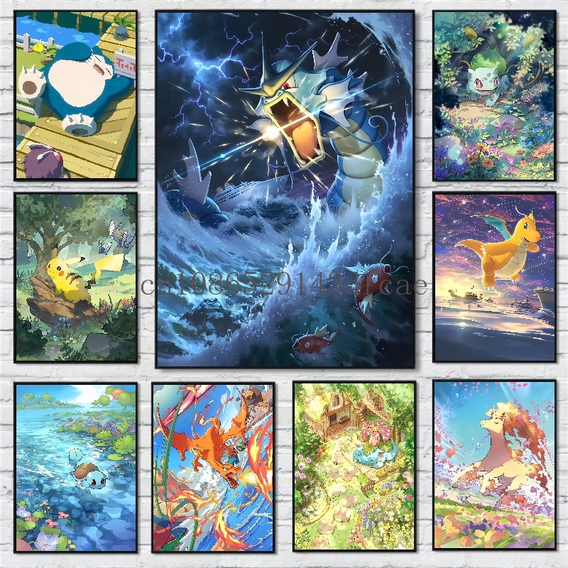 Pokemon Anime Cartoon Canvas P - Home Improvement Tv Show ulasan dan harga