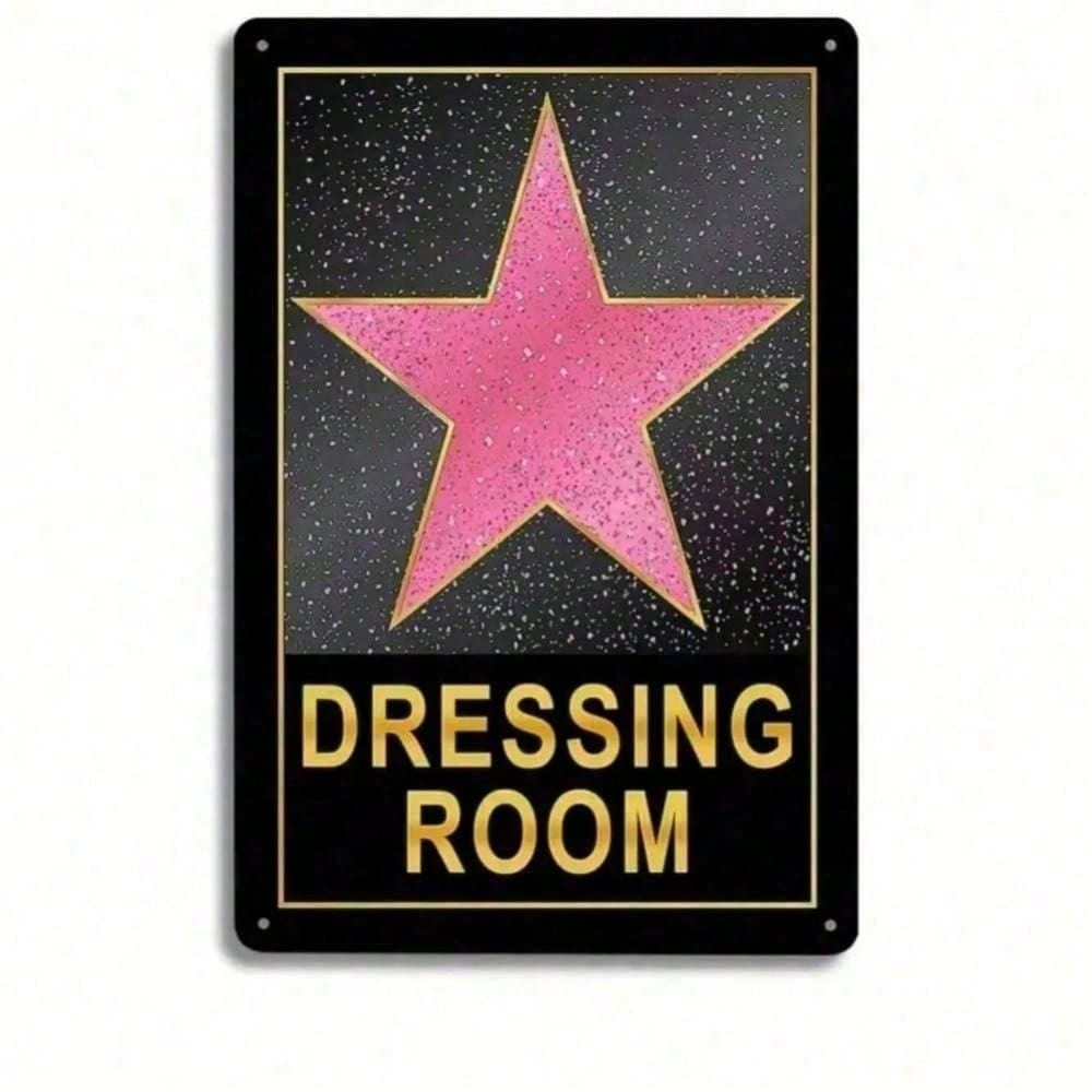 Pink Star Aluminum Tin Sign Ae - Home Improvement Show ulasan dan harga