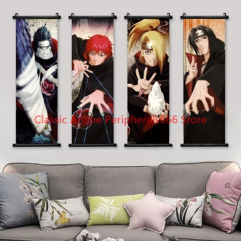 Naruto Hanging Painting Canvas - Home Improvement Tv Show ulasan dan harga