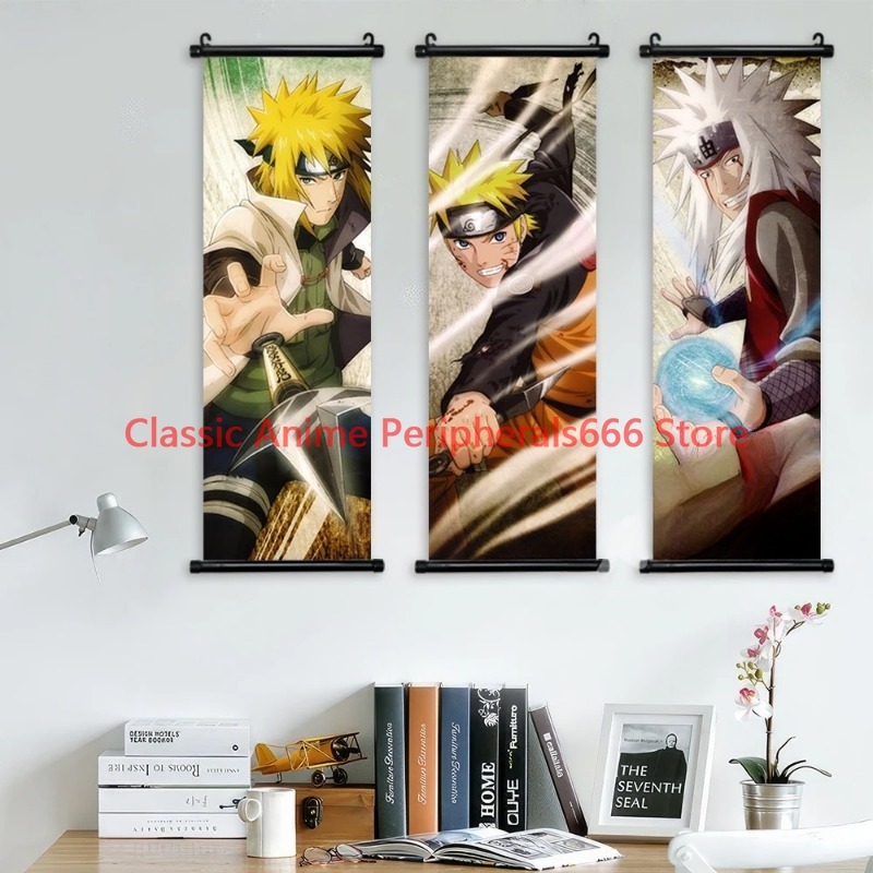 Naruto Hanging Painting Canvas - Home Improvement Tv Show ulasan dan harga