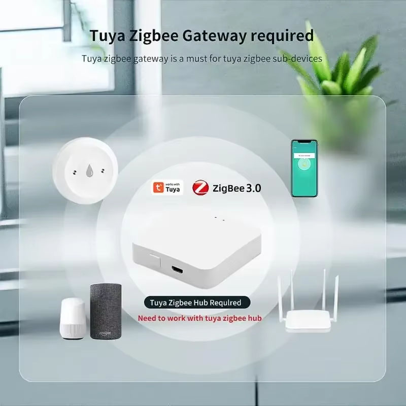 Tuya ZigBee 3.0 Water Leak Det - Home Improvement Kitchen ulasan dan harga
