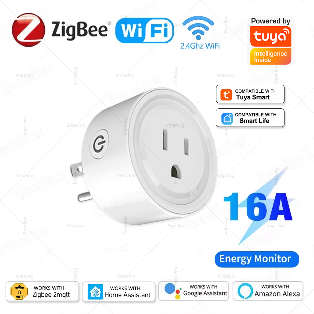 Tuya WiFi Or Zigbee Smart Sock - Home Improvement Outlet ulasan dan harga