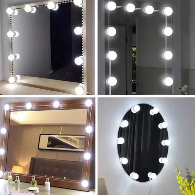LED Hollywood Makeup Mirror Li - Home Improvement Show ulasan dan harga