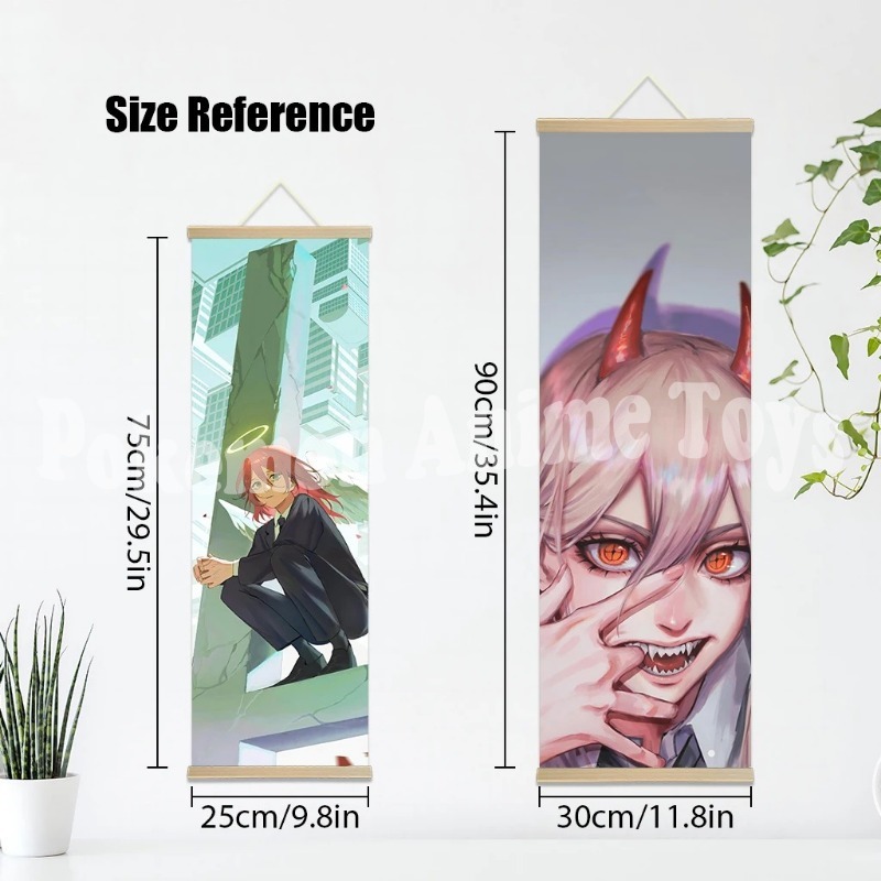 Chainsaw Man Anime Poster Wood - Home Improvement Tv Show ulasan dan harga