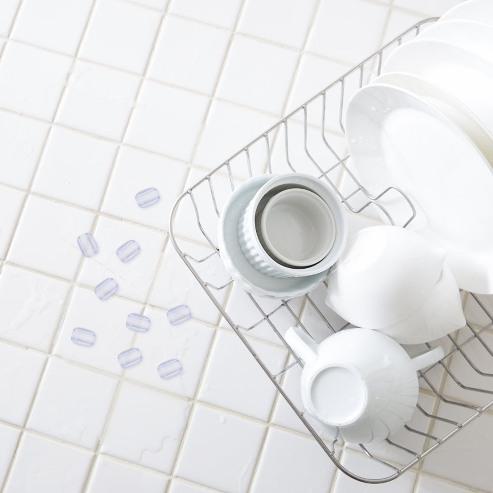 10Pcs Rubber Sink Rack Feet Pr - Home Improvement Kitchen ulasan dan harga