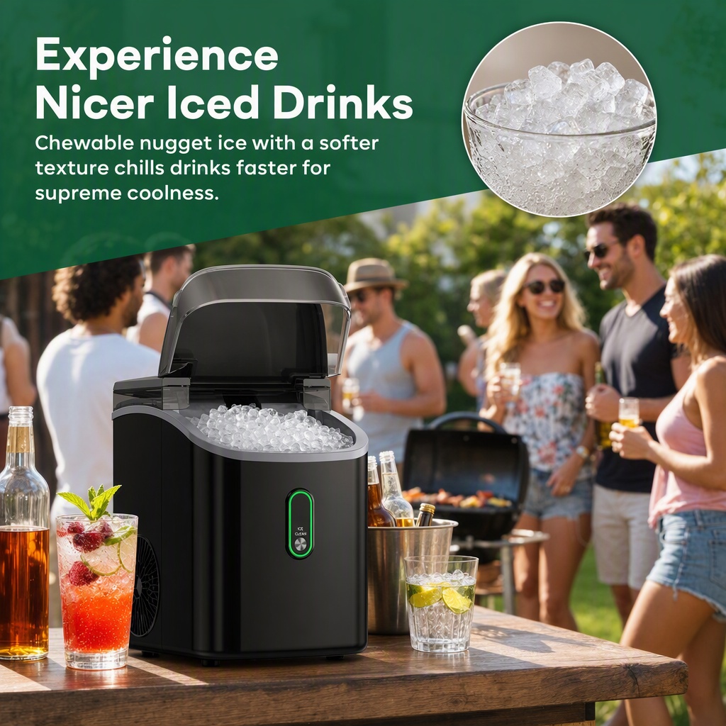 Nugget Ice Makers Countertop w - Home Improvement Kitchen ulasan dan harga