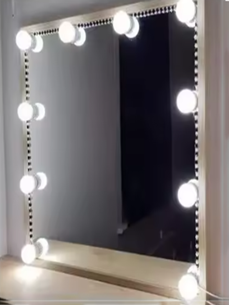 LED Mirror Makeup Mirror w/Lig - Home Improvement Show ulasan dan harga
